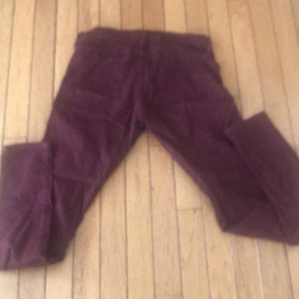 Burgundy marron color Jeans made in USA